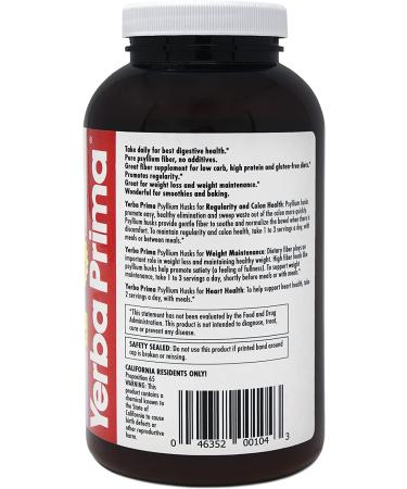 Yerba Prima Psyllium Husks Powder 12 oz (340 g) - Buy Online on GoSupps.com