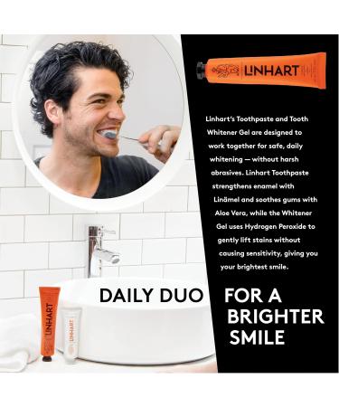 LINHART Whitening Toothpaste - Enamel Strengthening Teeth Whitening with Mint Flavor (Smile Set) - Buy Online on GoSupps.com