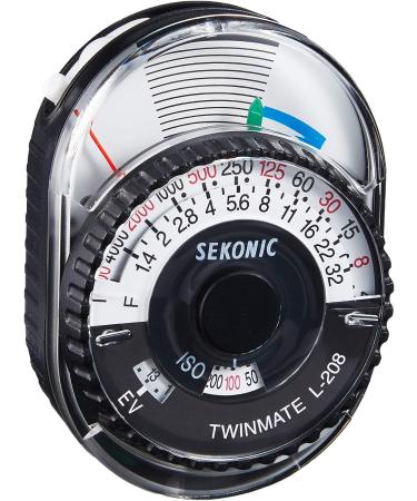 Sekonic 401-208 Twin Mate Light Meter - Black/White | Best Price & Fast Shipping - Buy Online on GoSupps.com