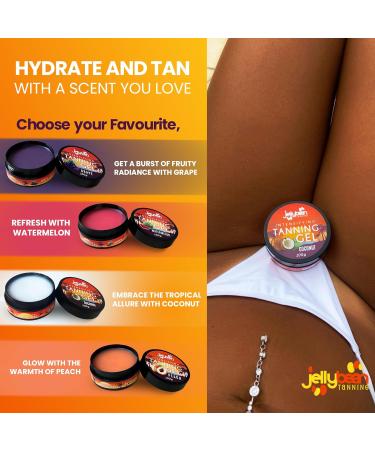 Jellybean Tanning Intensifying gel 100 g watermelon scent sunbed and outdoor tanning accelerator with cocoa butter coconut oil and vitamin E Achieve a deep natural tan with - Buy Online on GoSupps.com