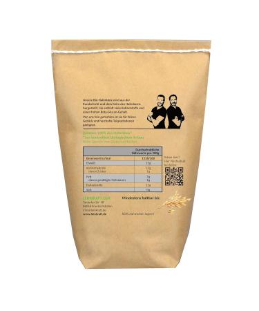 German Organic Oat Bran Flour - Fine Ground High Protein & Fiber 4Kg - Buy Online on GoSupps.com