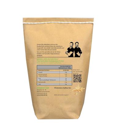 Buy 2500g German Organic Oat Bran Flour - High Protein & Fiber | Fine Ground Nutrient-Rich - Buy Online on GoSupps.com