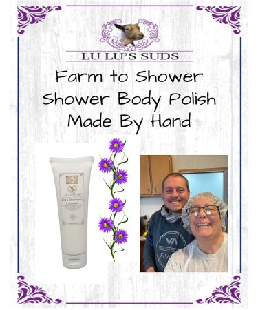 Acqua Di Eli Body Shower Polish Moisturizing Sugar Scrub For Heels Elbows & Hands Gentle Cleansing Dry Skin Natural Oils Blend 4 oz. (8 oz Parker's White Sands) - Buy Online on GoSupps.com