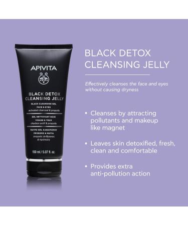 Apivita Black Detox Cleanser 150ml - Purifying Face Wash | Buy Online Internationally - Buy Online on GoSupps.com