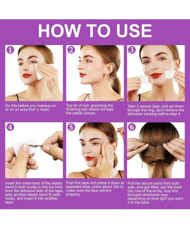 Invisible Face Lift Tape | Ultra-thin Instant Lifting for Wrinkles and Saggy Skin | 60 Bands 8 Strings - Buy Online on GoSupps.com