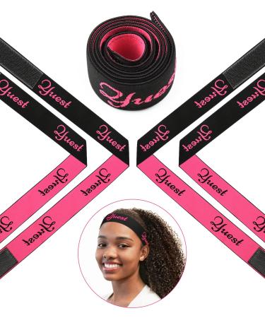 Yuest Elastic Band for Wig Lace Wig Band Edge Wrap to Lay Edges Elastic Wigs Melting Bands for Lace Front No Slip Wigs Lace Melt Edge Band Adjustable Hair Head Grip Straps 2 Count (Pack of 1)