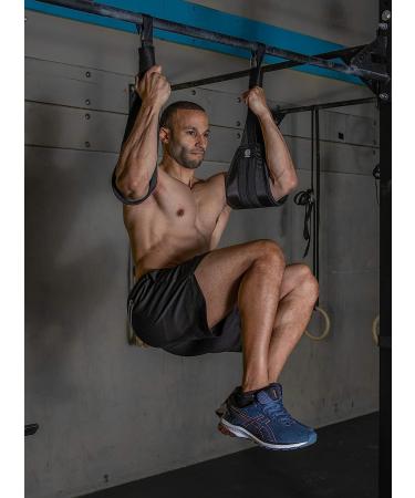 Zeus X Fitness Hanging Ab Straps - Heavy-Duty Core Exercise Accessory for Men and Women - Comfortable Padding - Home Gym Strength Building Equipment - Buy Online on GoSupps.com