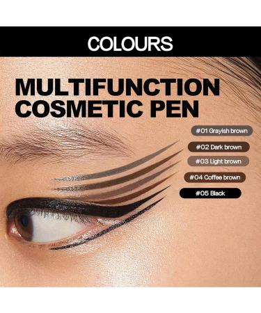 Liquid Eye Liners For Women - Eyeshadow Pencil Waterproof Eye Liner Liquid Eyebrow Pencil Long Lasting Waterproof Smooth Ultra Fine Eyeliner For Long-Lasting Eye Makeup Rowces 5# - Buy Online on GoSupps.com