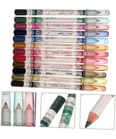 Mikinona 12 Pieces Eyebrows Eye Lipsticks Vivid Color Eyeliner Set For Makeup Look - Buy Online on GoSupps.com