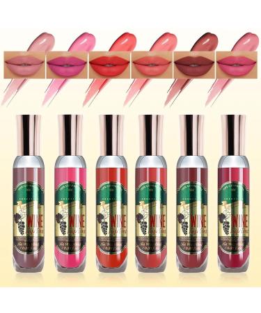 Shop 6 Liquid Lipstick Makeup Set - Long Wear Moisturizing Matte & Gloss - Ideal Gift for Girls & Women - Buy Online on GoSupps.com
