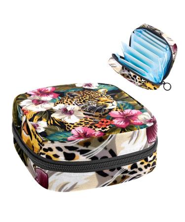 MUOOUM GOLDENE Flowers with butterflies women's binding-storage bag portable period pocket for women teenagers girls menstrual cup bag breastfeeding holder color 8