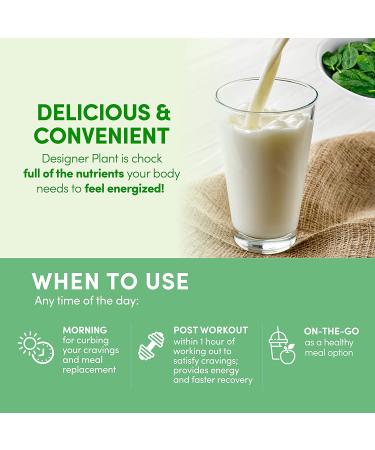 Designer Wellness Pea & Rice Protein Powder with Vitamins, Minerals & Antioxidants - Madagascar Vanilla 2.64lb - Buy Online on GoSupps.com
