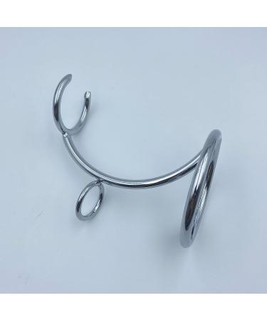 WTPIN Stainless Steel Razor Brush Stand Holder - Silver Shaving Stand for Men | Portable & Durable Shaving Brushlands - Buy Online on GoSupps.com
