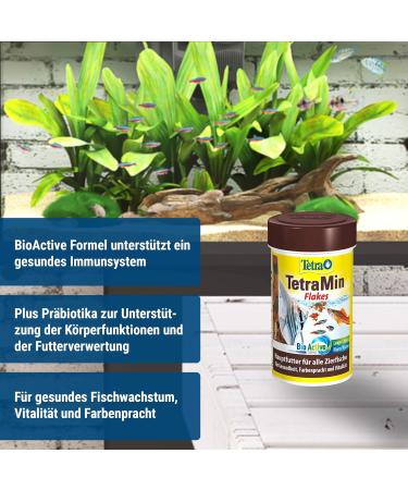 Tetramine Flakes - Premium Fishing Feed for Ornamental Fish | Balanced Nutrition & Clear Water | 100ml Can (1 Pack) - Buy Online on GoSupps.com