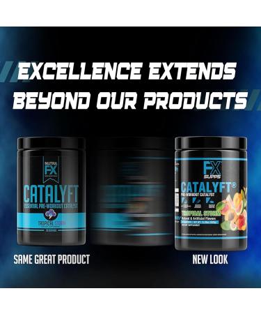 FXSUPPS Catalyft Pre-Workout Powder Drink for Men & Women Tropical Storm | Mix with Creatine Caffeine & Beta-Alanine | Best for Energy Pump Muscle Gain and Focus 20 Servings (1-Pack) Tropical Storm 1.19 Pound (Pack of 1) - Buy Online on GoSupps.com