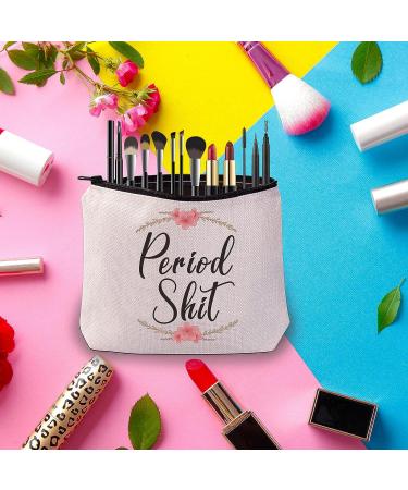 Period Shit Bag - Tampon Pouch Sanitary Holder for Women - Ideal Gift for Best Friend - Buy Online on GoSupps.com