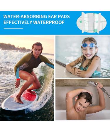 120 Waterproof Ear Covers for Shower & Swimming | Ear Stickers & Protectors for Water Sports - Buy Online on GoSupps.com