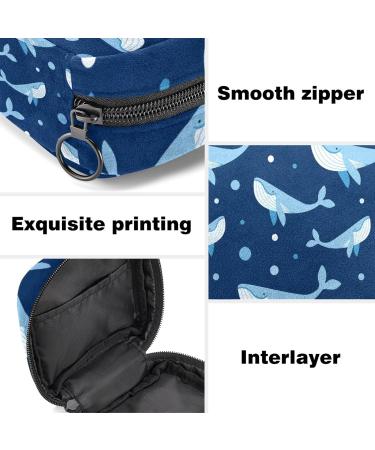 Cartoon Shark Sanitary Napkin Storage Bag - Menstrual Period Pouch for Women & Teen Girls (Color 11) - Buy Online on GoSupps.com