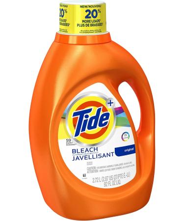 Buy Tide Plus Bleach Alternative Liquid Laundry Detergent - Safe for Colors Original Scent 2.72 L (59 Loads) - International Shipping Available - Buy Online on GoSupps.com