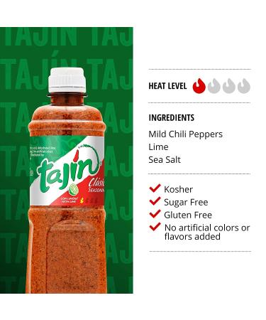 Taj n Cl sico Seasoning 14oz and Fruity Chamoy Sauce 15.38oz Bundle (Pack of 2) - Buy Online on GoSupps.com