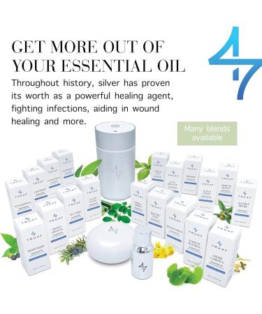 TRU47 Grounding & Earthing Products | Silver Infused Organic Essential Oil | Desert Rain 0.5 Fl Oz | Unique Aromatic Escapes - Buy Online on GoSupps.com