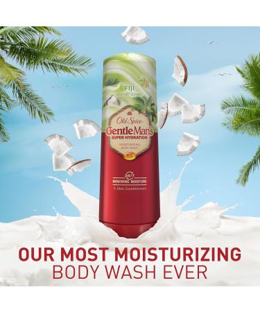 Old Spice Body Wash GentleMan s Super Hydration for Men 24/7 Renewing Moisture Gentle on Skin with Skin Conditioners Fiji with Palm Tree + Coconut Scent 20 oz Fiji with Palm Tree + Coconut 20 Fl Oz (Pack of 1) - Buy Online on GoSupps.com