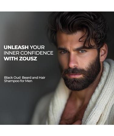 Black Oud Men's Shampoo & Beard Cleaner - Vegan Hypoallergenic Strengthener | 3.38 Fl Oz Pack - Buy Online on GoSupps.com