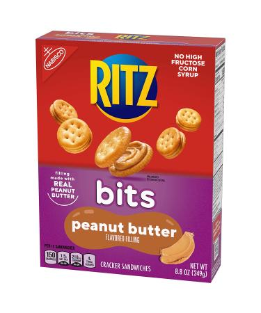 RITZ Bits Peanut Butter Sandwich Crackers 8.8 oz - Delicious Snack for Anytime! - Buy Online on GoSupps.com
