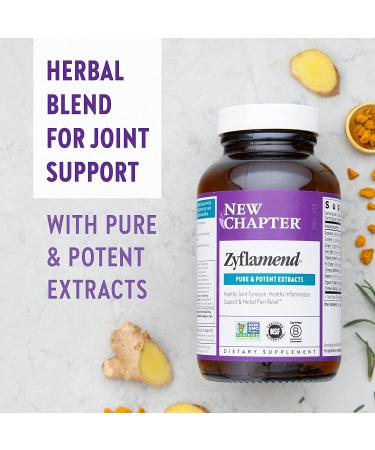 New Chapter Zyflamend Pure - 120 Vegetarian Capsules | Potent Herbal Extracts for Inflammation Support - Buy Online on GoSupps.com