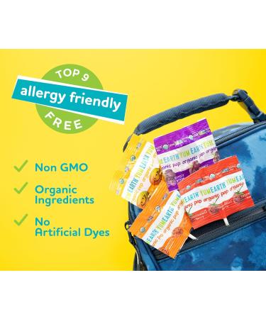 YumEarth Organic Lollipops - 50 Count Variety Pack | All-Natural Candy - Buy Online on GoSupps.com