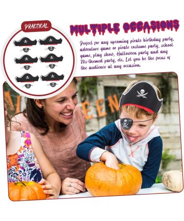Healeved 18 Sets Pirate Hair Blindfold Pirate Costume Kit Prom Halloween Pirate Hats Pirate Captain Eye Patches Pirate Party Hat Pirate Outfit Pirate Party Costume Prop Plastic - Buy Online on GoSupps.com