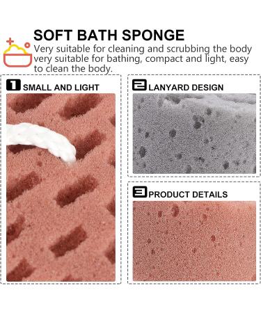 FOMIYES 2pcs Loofah Body Bath Sponge Set | Shower Scrubber for Men, Women, Adults, Kids - Buy Online on GoSupps.com