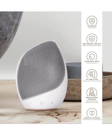 Geske SmartAppGuided Sonic Facial Brush 5 in 1 | Electric Silicone Facial Cleaning & Massage Device | Professional Skincare Solutions - Buy Online on GoSupps.com