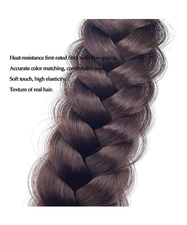 STHEJFB Wide Braided Headband Hoop Fashion Hair Accessories for Women and Girls (Dark Auburn) - Buy Online on GoSupps.com