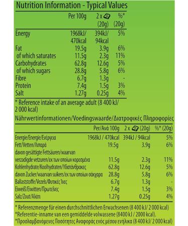 Nature Valley Crunchy Dipped Milk Chocolate Bars 8-Pack - 160g - Buy Online on GoSupps.com