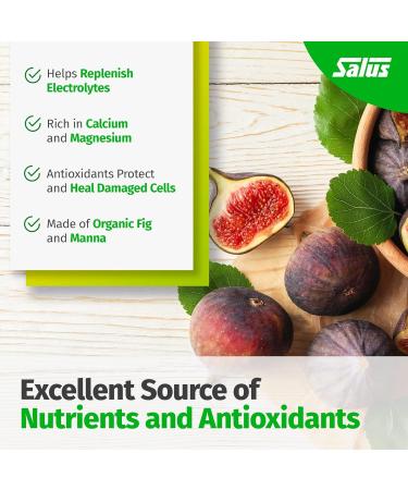 Salus Manna-Fig Syrup | Herbal Laxative for Occasional Constipation Relief | Softens Stool and Promotes Natural Detox and Colon Cleanse | Vegan - Buy Online on GoSupps.com