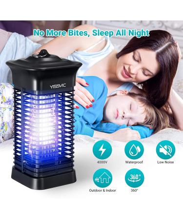 YISSVIC Bug Zapper - Waterproof Electric Mosquito Zapper 4000V, Indoor Outdoor Fly Zapper for Home Patio Office - Plastic - Buy Online on GoSupps.com