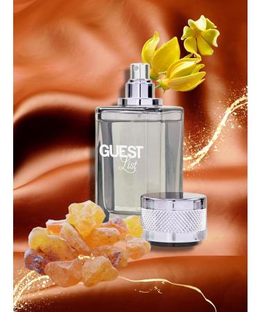 GUEST LIST POUR HOMME EAU DE TOILETTE 3.4 FL.Oz Woody Chypre fragrance for men. - Buy Online on GoSupps.com
