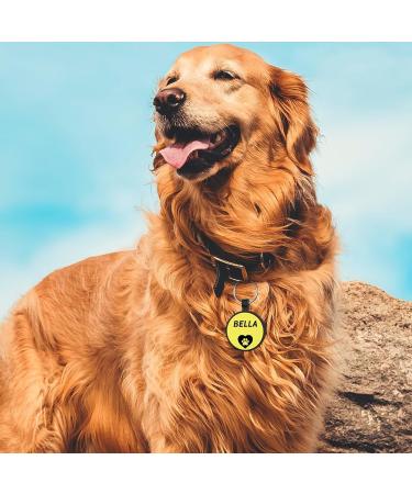Yhananti Personalized Engraved Silicone Dog Tag - Quiet Waterproof & Customizable for Dogs & Cats | Name Phone & Address - Buy Online on GoSupps.com