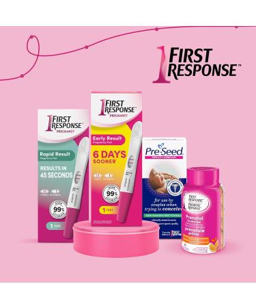 First Response Rapid Result Pregnancy Test Stick Results in 45 Seconds 1 Test Rapid Test 1 count (Pack of 1) - Buy Online on GoSupps.com