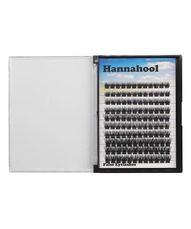 Hannahool 120pcs D Curl Wide Stem Cluster DIY Eye Lashes Extensions | Mixed 10-12-14-16mm | Dramatic Volume Lashes for Makeup - Buy Online on GoSupps.com