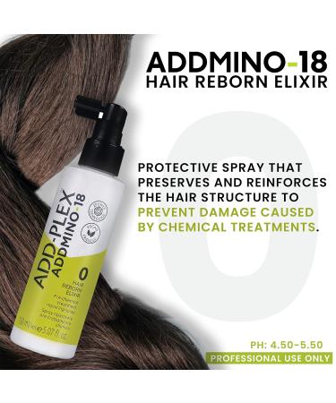 ADDMINO-18 Hair Serum - Vegan Pre Chemical Treatment for Women | Promotes Thickness & Nourishes - 150ml Hair Loss Solution - Buy Online on GoSupps.com