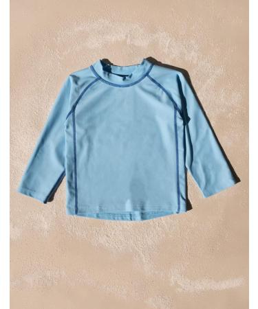 Leveret Long Sleeve Baby Boys Girls Rash Guard Sun Shirt UPF 50+ (12M-5T) Blue - Buy Online on GoSupps.com