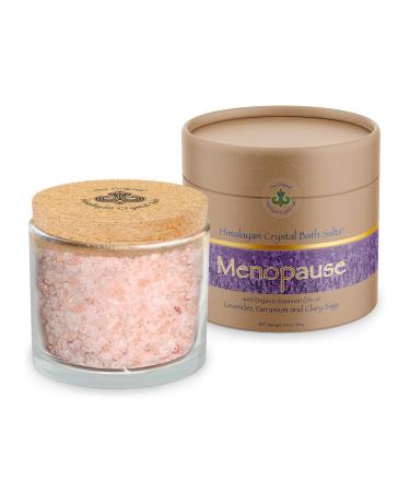 Original Himalayan Crystal Bath Salts | Menopause with Lavender  Clary Sage  and Geranium Essential Oils | Rest & Unwind