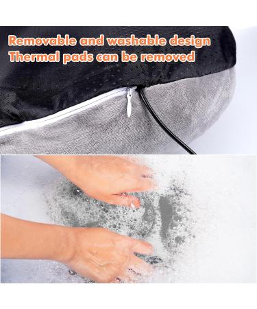 JIZZU Electric USB Foot Warmer | Heated Foot Heater for Home & Office | Winter Warmth Unisex (Gray) - Buy Online on GoSupps.com