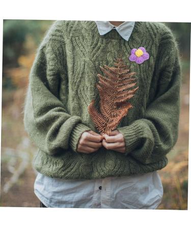 Cabilock 10pcs Hairpin Accessories Ornament Sew on Floral Patches Kids DIY Hair Pin Materials Clothing Button Assorted Color 4 4X4cm - Buy Online on GoSupps.com