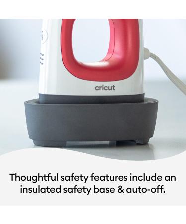 Cricut EasyPress Mini Heat Press - Compact & Lightweight Raspberry for Shoes, Stuffed Animals, Hats & More | 3 Heat Settings & Precision Tip - Buy Online on GoSupps.com