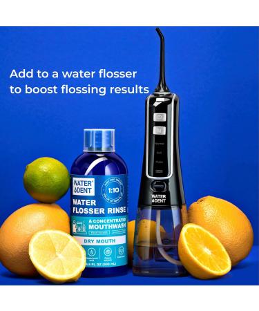 Concentrated Irrigant Dry Mouth | Add to Water Flossers | Mild Mint & Fruit Flavor |1:10 186 fl.oz | Alcohol Free Fluoride Free. Made in USA (PACK OF 2) 16.9 Fl Oz (Pack of 2) - Buy Online on GoSupps.com