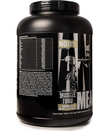Animal Meal - All Natural High Calorie Meal Shake - Egg Whites  Beef Protein  Pea Protein  Vanilla Vanilla 5.3 Pound (Pack of 1) - Buy Online on GoSupps.com