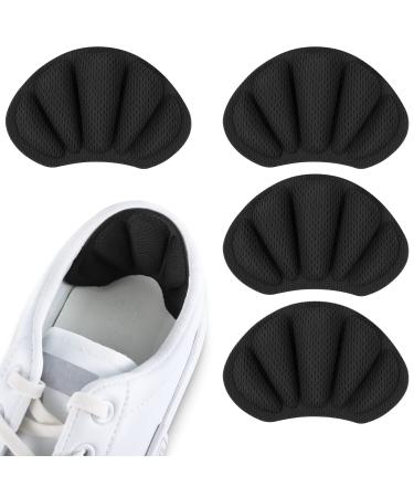 flintronic 2 Pair Sneaker Repair Patch Heel Patch Shoe Heel Repair Sneaker Leather Heel Protector Heel Pad Repair for Most Types Black #2 2 Pairs-black - Buy Online on GoSupps.com